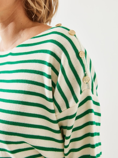 Bianco Lucci Πουλόβερ σε εκρού / πράσινο, Άποψη προϊόντος