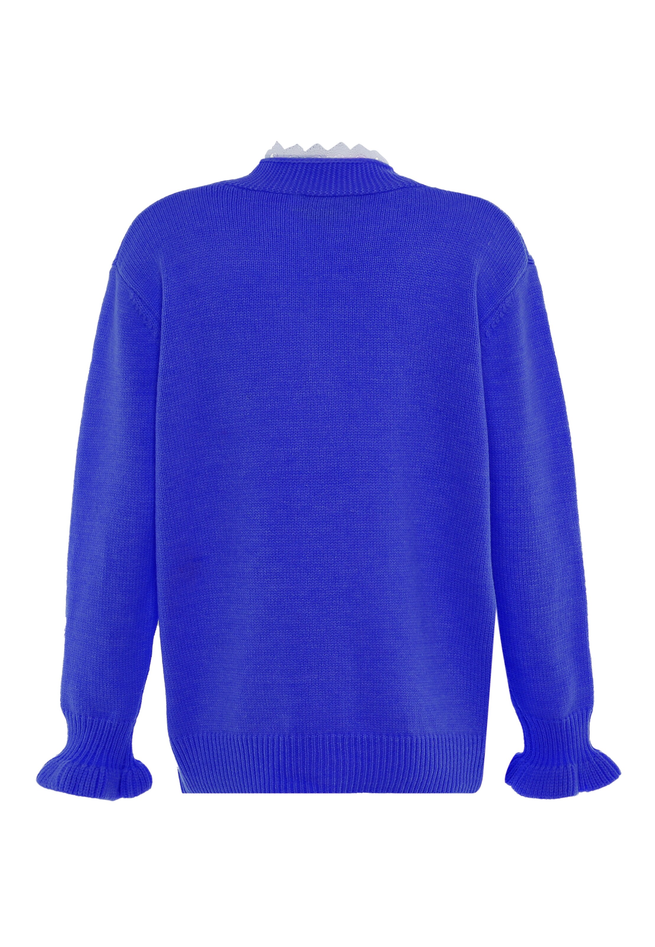 faina Πλεκτή ζακέτα σε μπλε