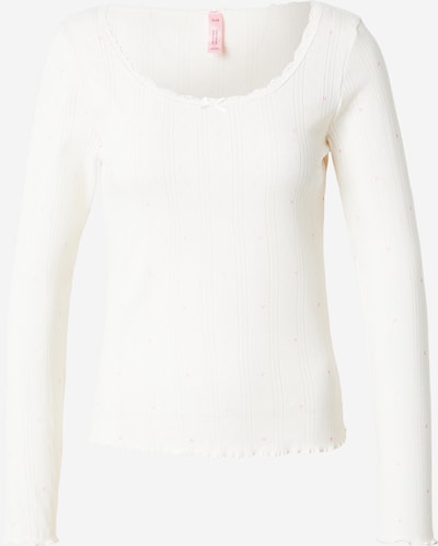 Pižaminiai marškinėliai iš Hunkemöller, spalva – purpurinė / natūrali balta, Prekių apžvalga