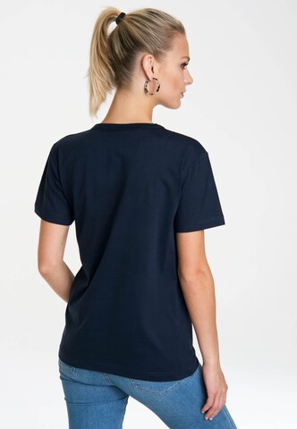 LOGOSHIRT T-Shirt 'Columbo - Just One More Thing' in Blau