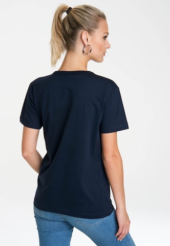 LOGOSHIRT Shirt 'Columbo - Just One More Thing' in Blue