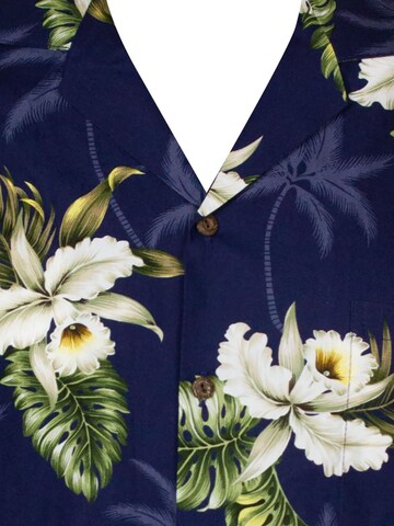 KY's Regular fit Button Up Shirt 'Enzian' in Blue