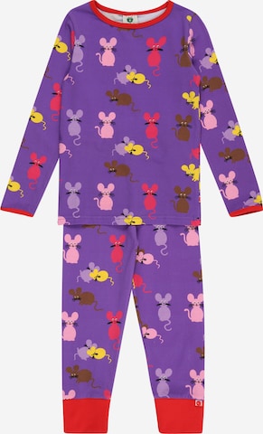 Småfolk Pajamas 'Mouse' in Purple: front