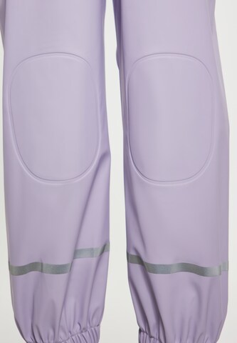 Effilé Pantalon fonctionnel Schmuddelwedda en violet