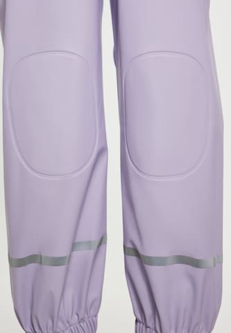 Effilé Pantalon fonctionnel Schmuddelwedda en violet