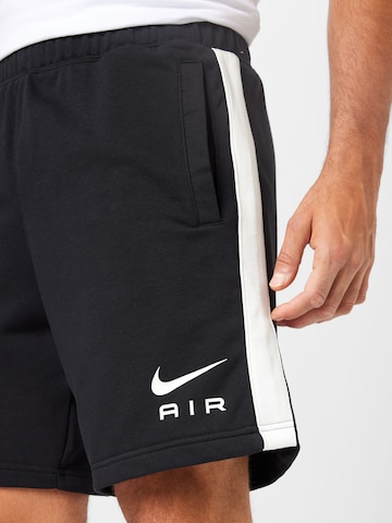 Nike Sportswear Обычный Штаны 'AIR' в Черный