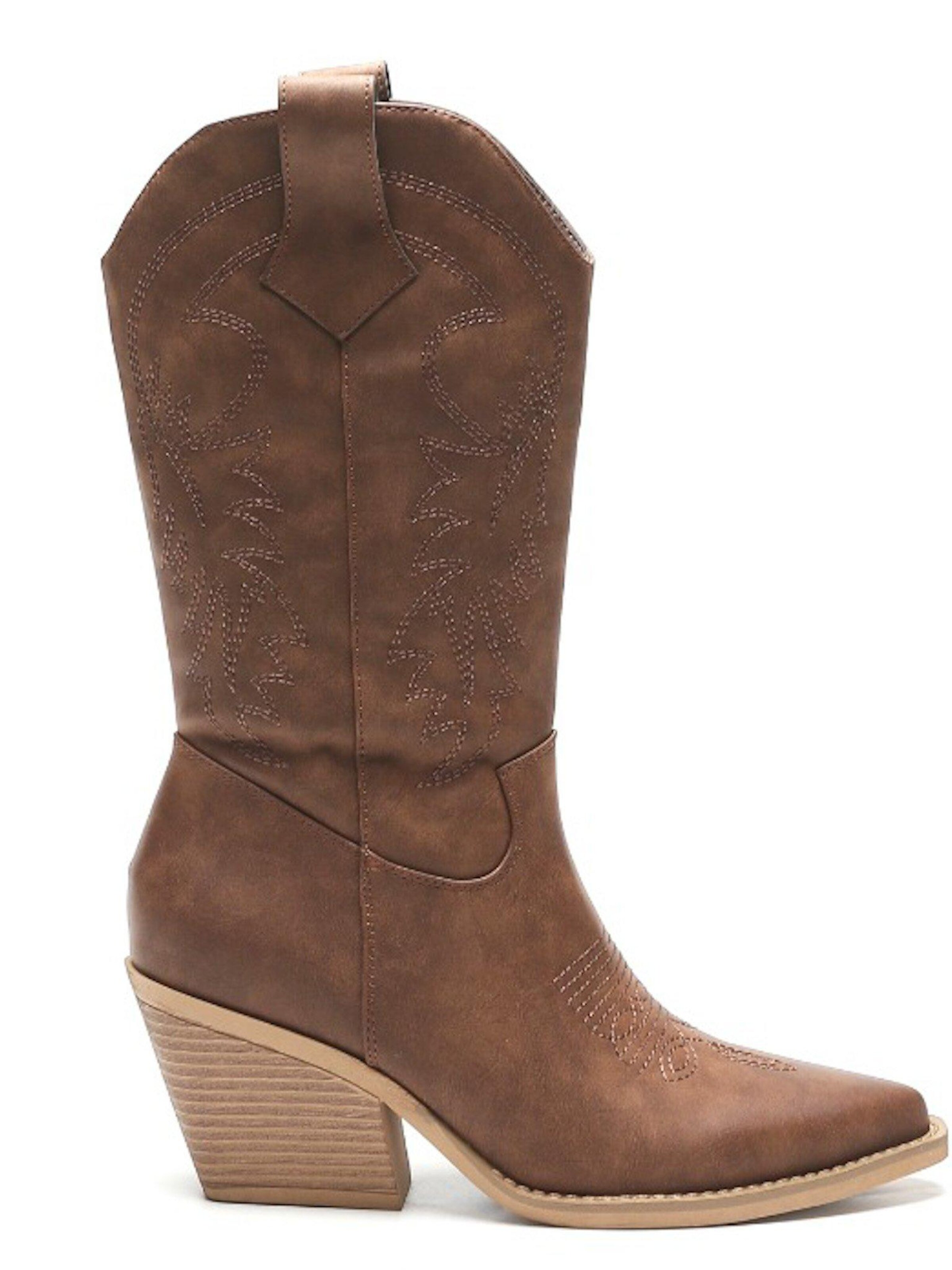 Bottes de cowboy Smile Favorites en marron