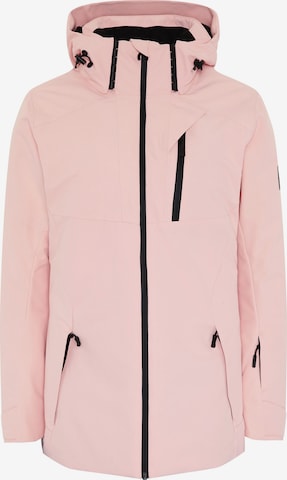 CHIEMSEE Athletic Jacket in Pink: front