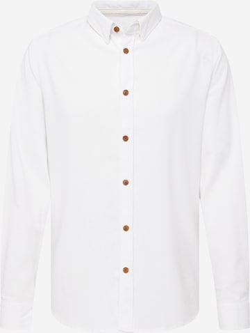 anerkjendt Regular fit Skjorta 'LEIF' i vit: framsida