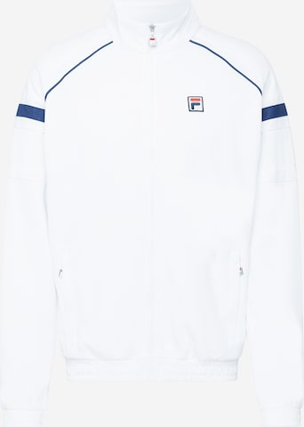 FILA Sportovní bunda 'Zvolen' – bílá: přední strana