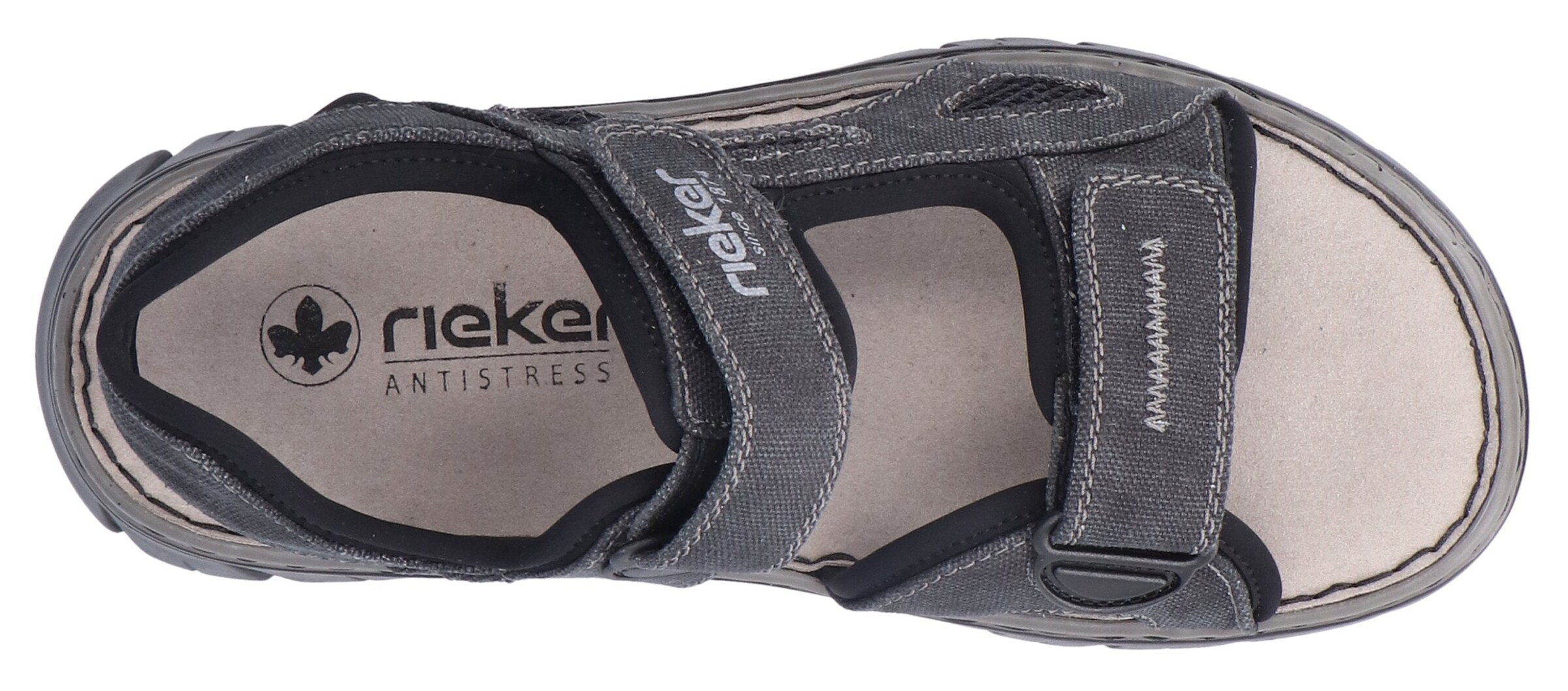 Rieker Hiking Sandals in Grey