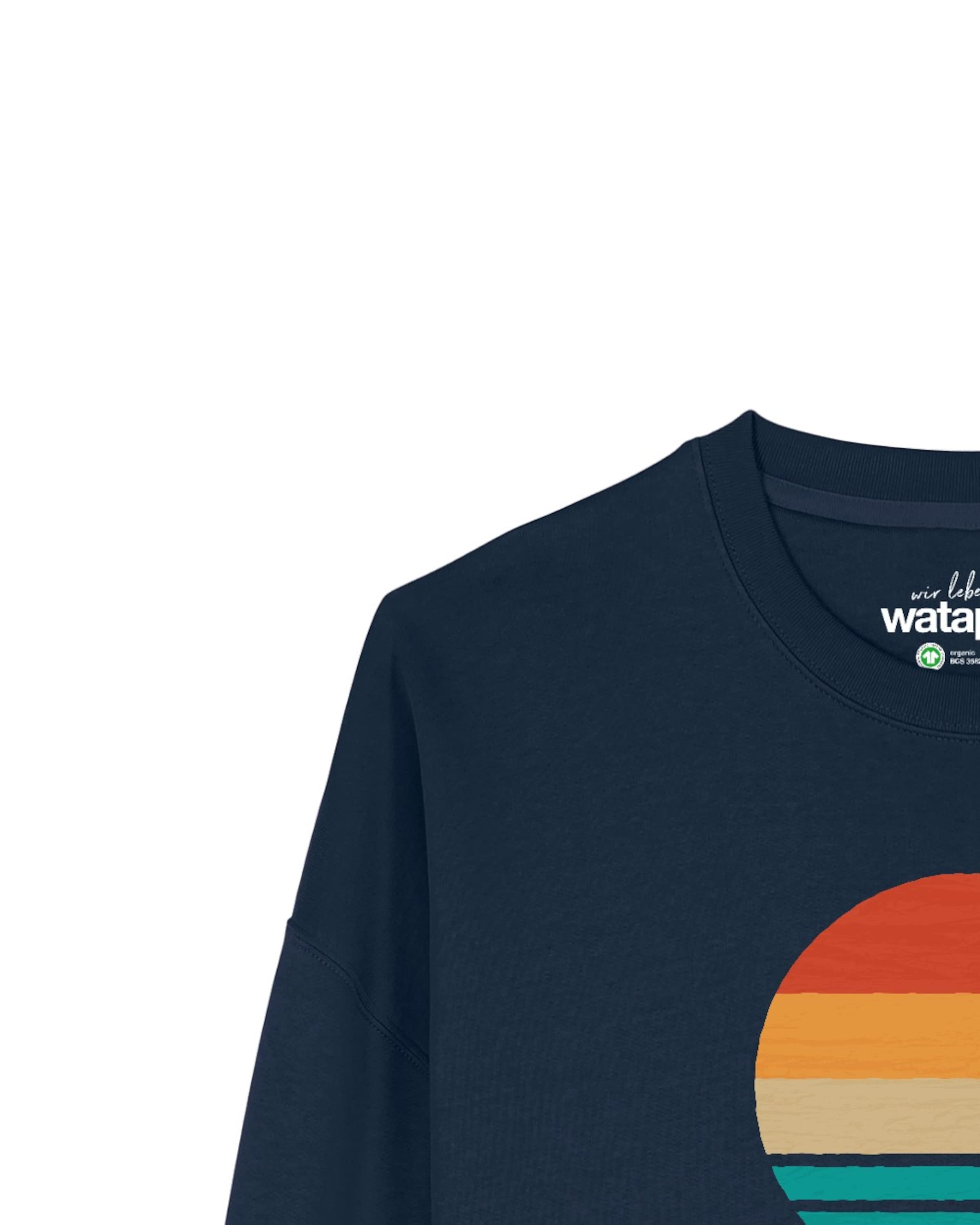 Sweat-shirt 'Sunset Ocean ' Watapparel en bleu