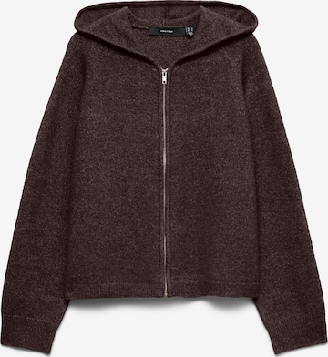 VERO MODA - Casaco de malha 'VMBESTI' em castanho: frente