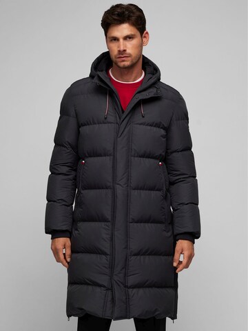 Manteau d’hiver HECHTER PARIS en noir : devant