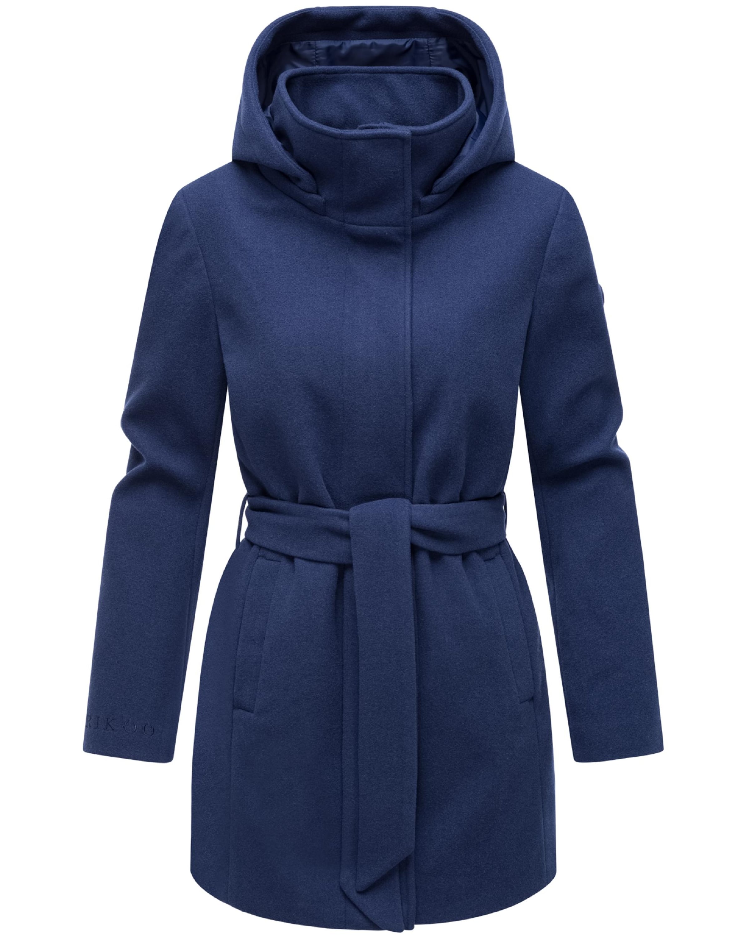 MARIKOO Преходно палто 'Katalinaa 16' в синьо: отпред