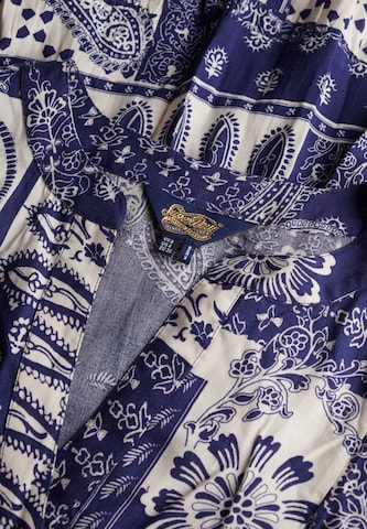 Superdry Blousejurk in Blauw