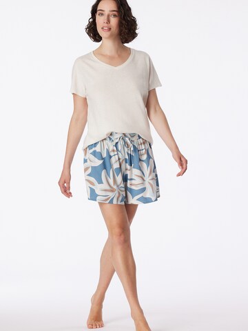 SCHIESSER Schlafshorts 'Mix + Relax' in Blau