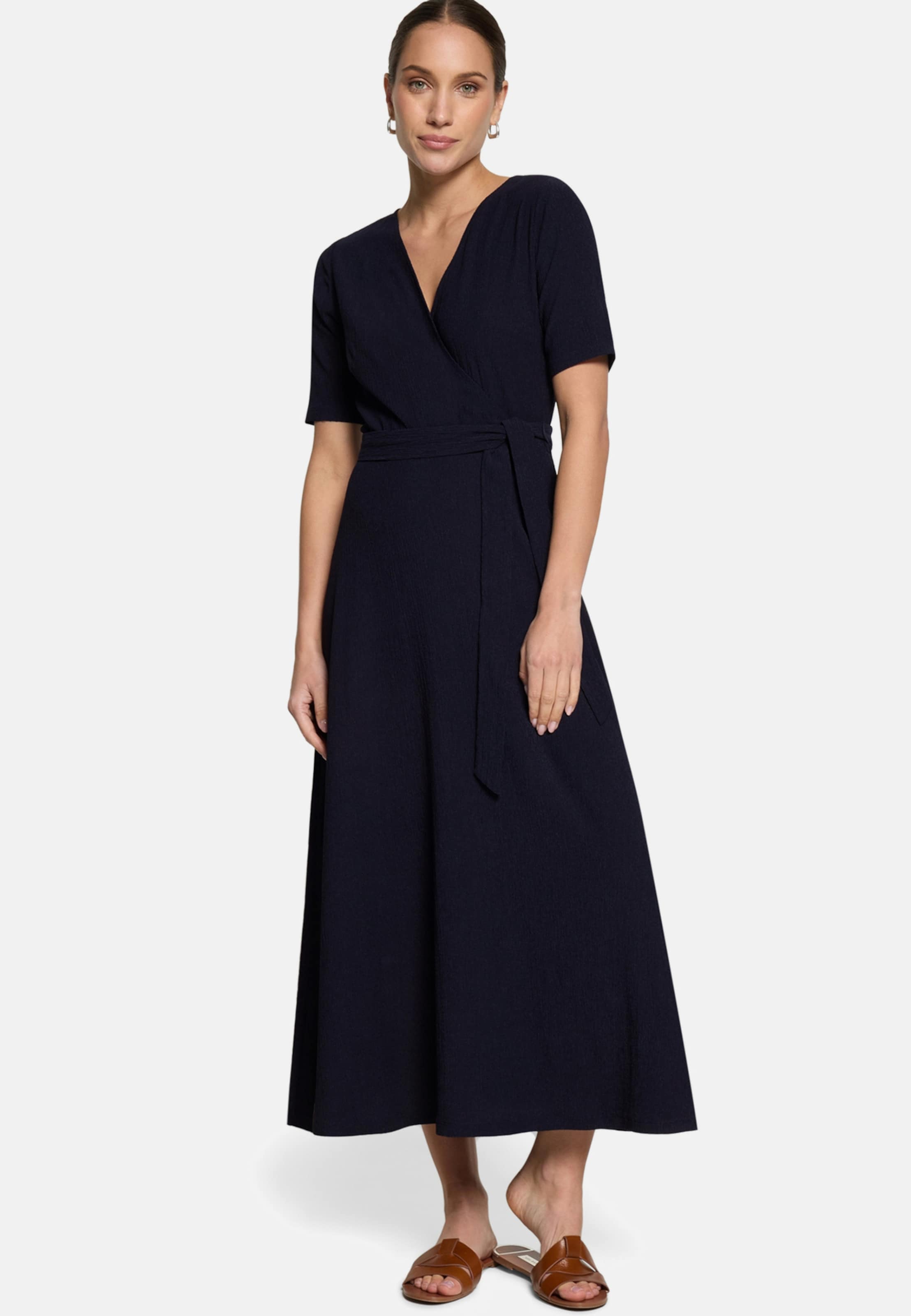 Robe de soirée zero en bleu : devant