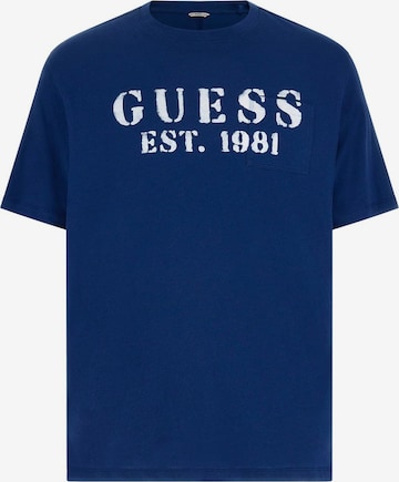 GUESS Shirt in Blue: front