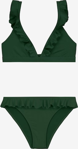 Shiwi - Triangular Biquíni 'BELLA' em verde: frente