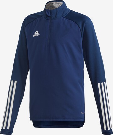 ADIDAS PERFORMANCE - Sweatshirt de desporto em azul: frente