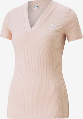 PUMA Shirt 'Classics' in Roze: voorkant