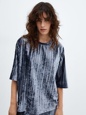 MANGO Shirt 'XGOGO' in Blauw: voorkant