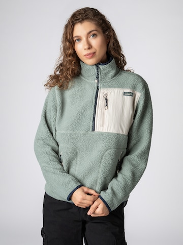 Sublevel Fleecejacke in Grün: Vorderseite