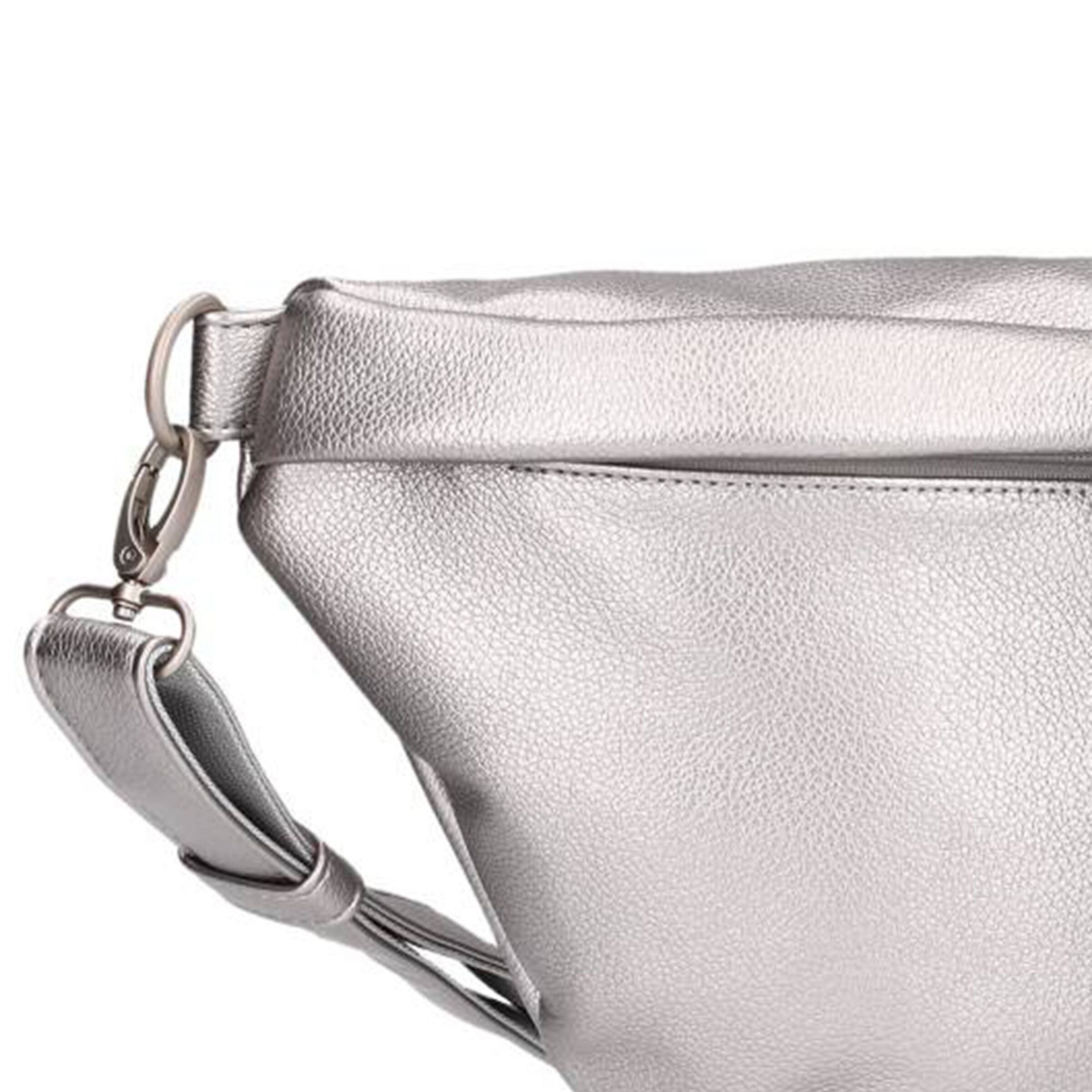 ZWEI Gürteltasche 'Mademoiselle' in Silber