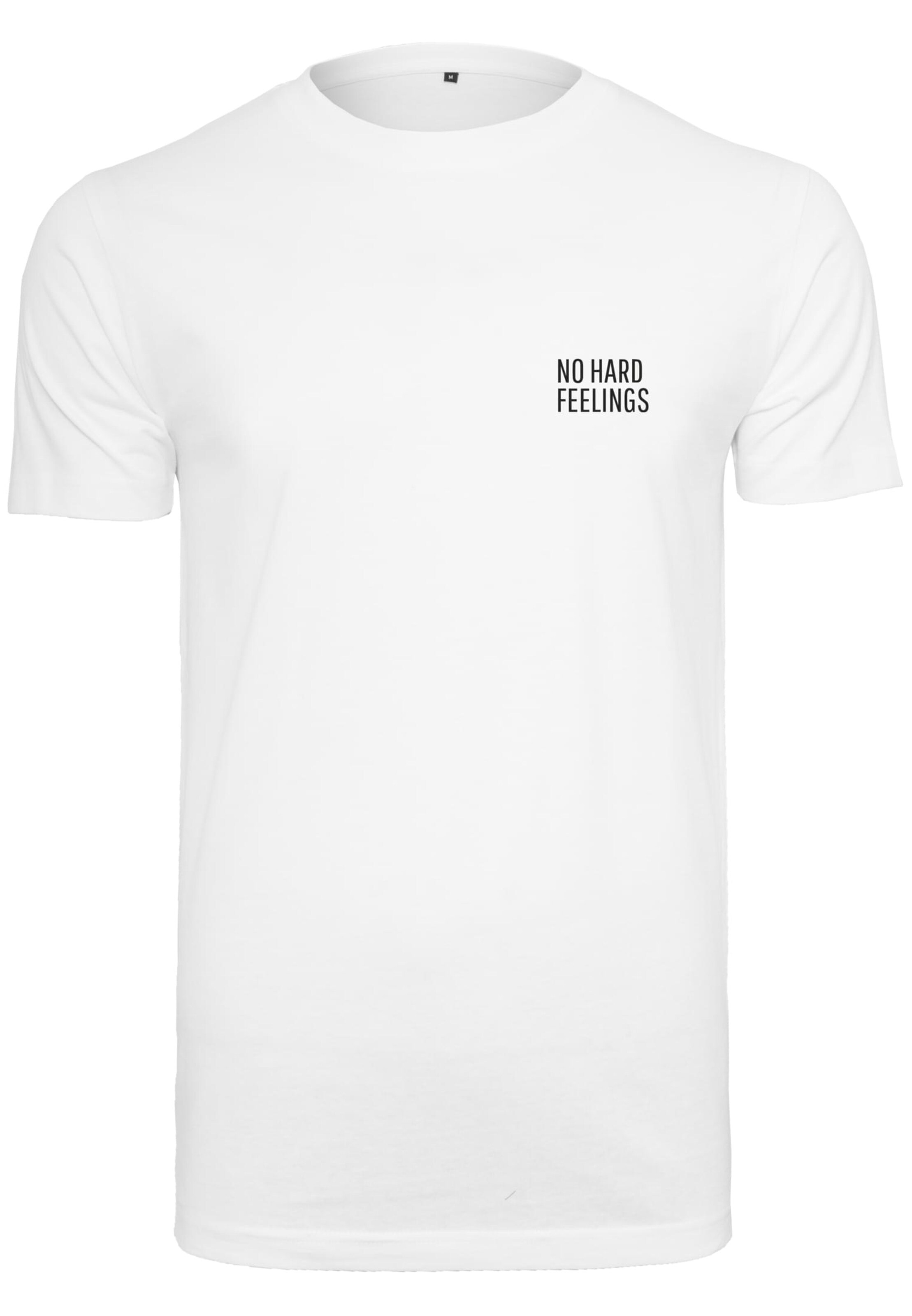 MT Men Shirt 'No Hard Feelings' in White: front