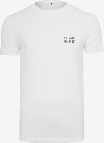MT Men Shirt 'No Hard Feelings' in White: front
