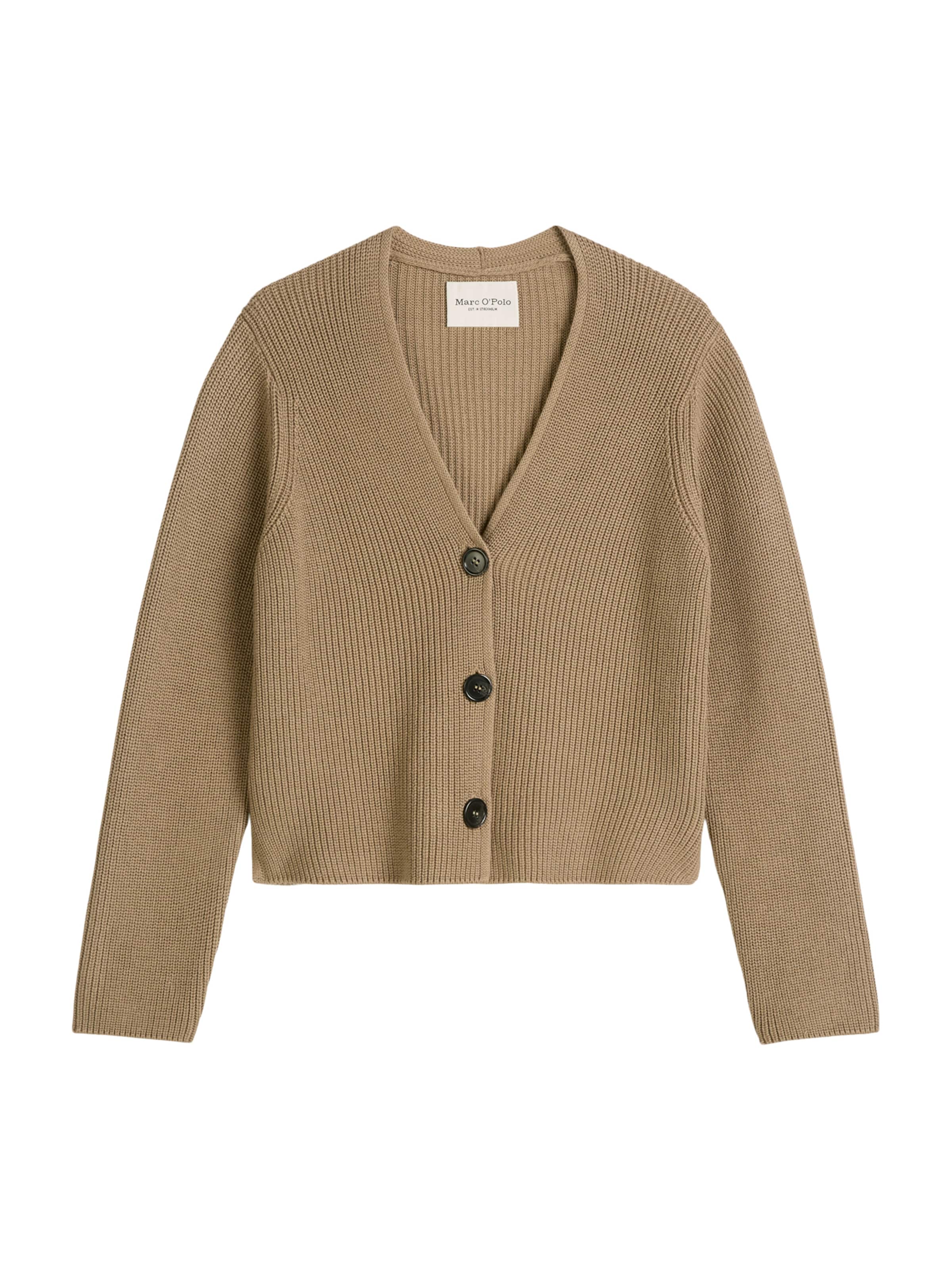 Marc O'Polo Knit Cardigan in Brown: front