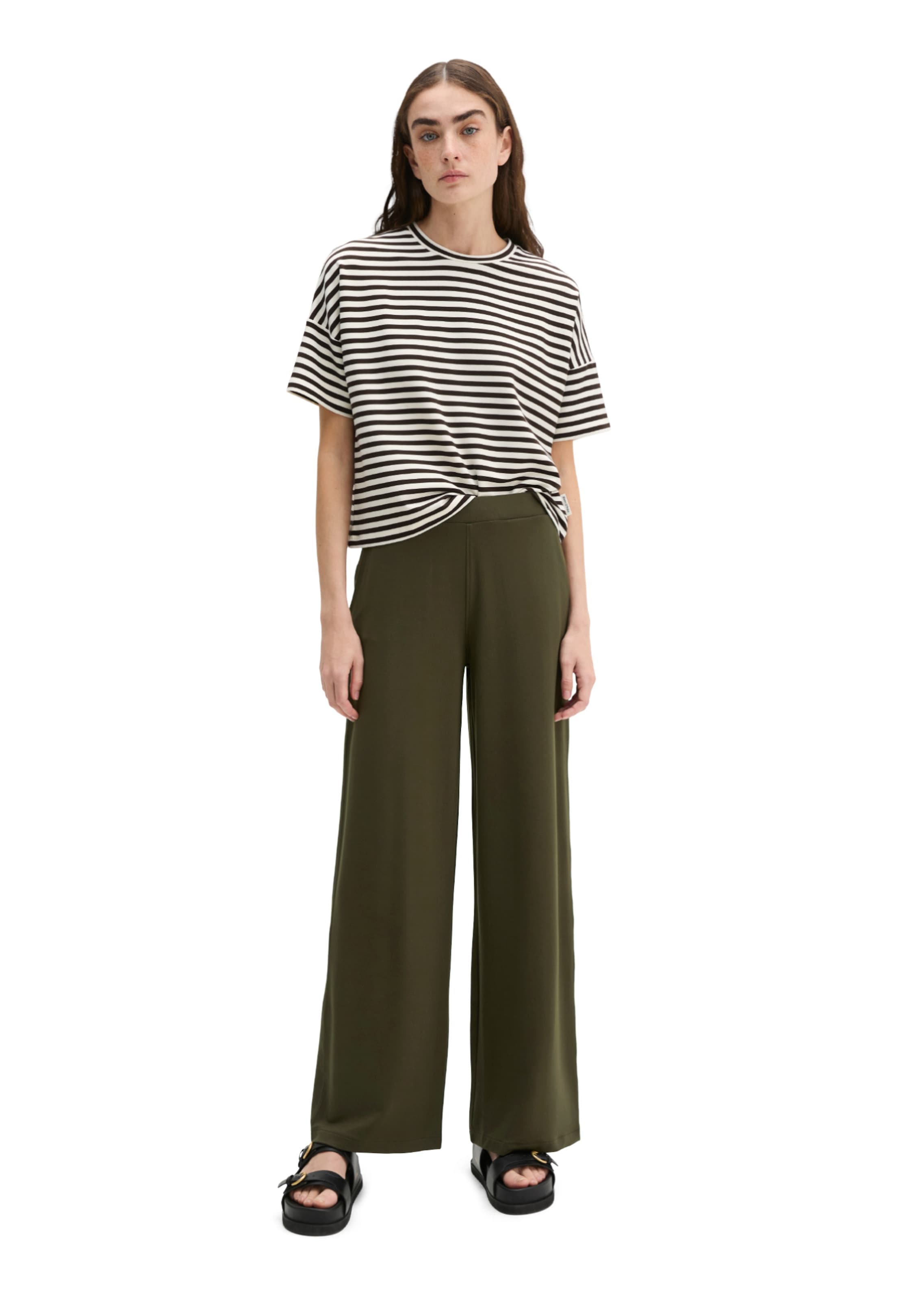 Loosefit Pantalon Marc O'Polo en marron