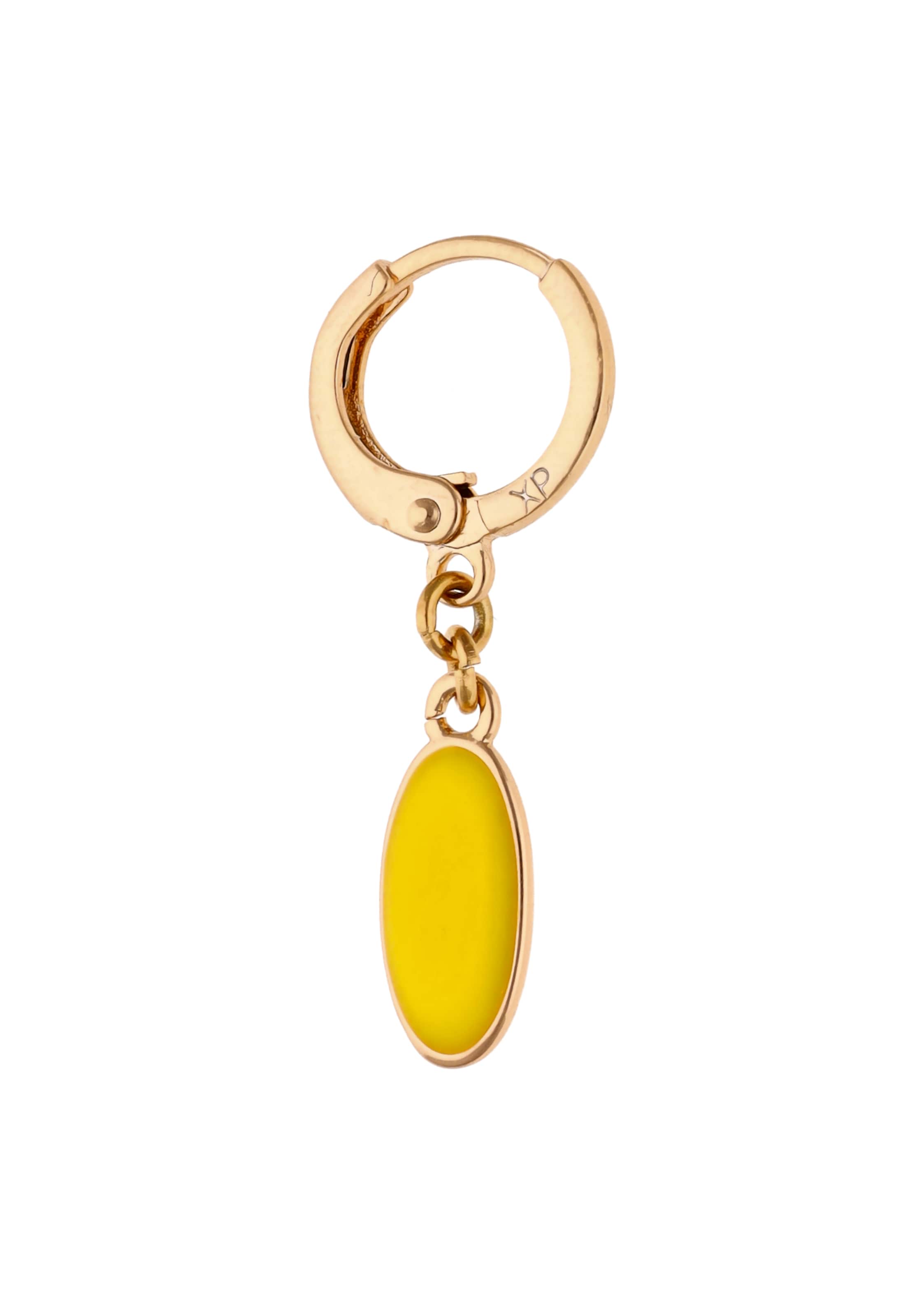 Boucles d'oreilles IZIA en jaune