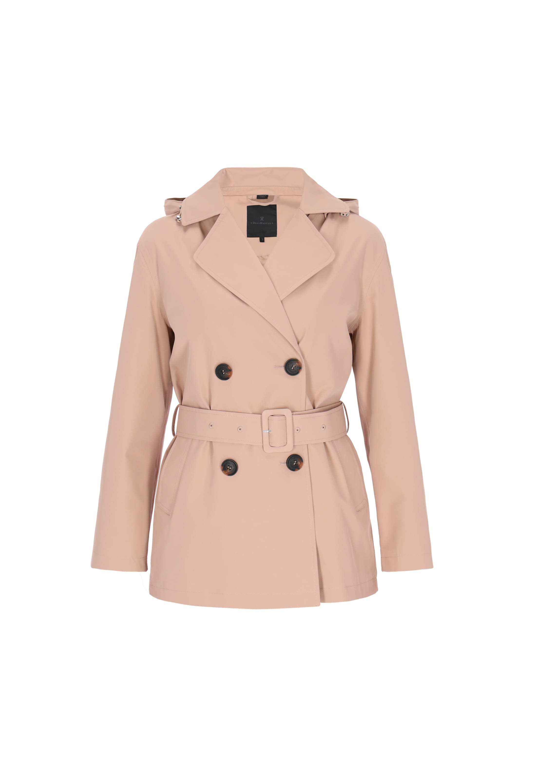 DreiMaster Klassik - Sobretudo meia-estação em bege: frente