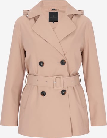 DreiMaster Klassik - Sobretudo meia-estação em bege: frente