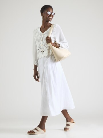 Hailys Blouse 'LS C BL Al44mina' in White