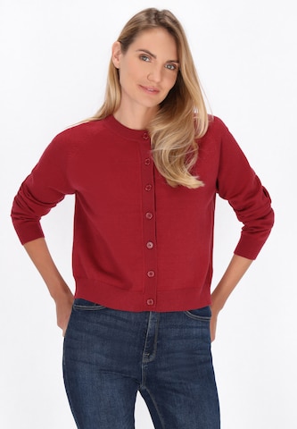 usha BLUE LABEL - Casaco de malha em vermelho: frente