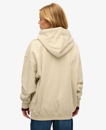 Superdry Sweatshirt 'Tokyo Narrative ' in Beige