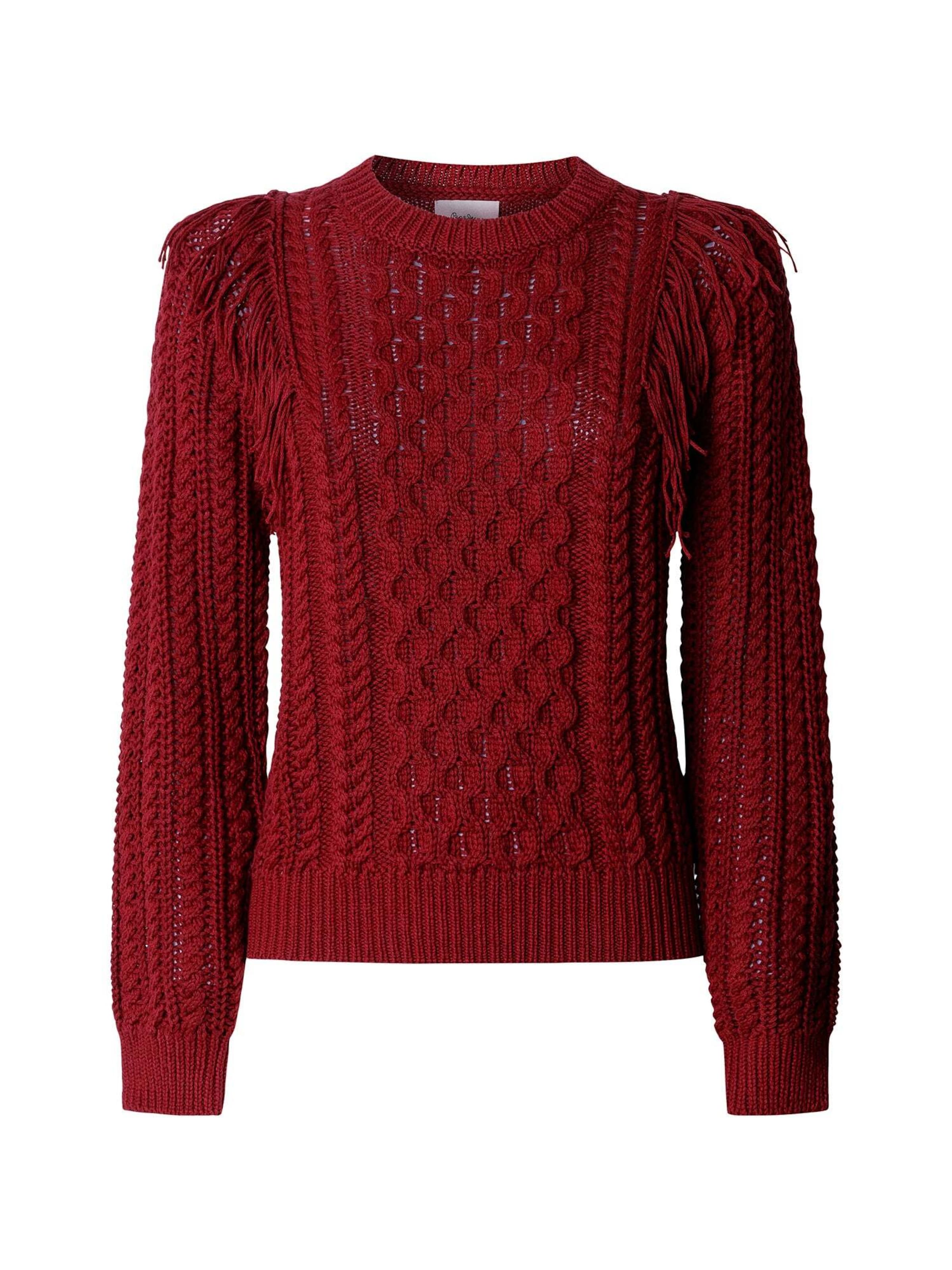 Pullover 'Arlette' di Pepe Jeans in rosso: frontale