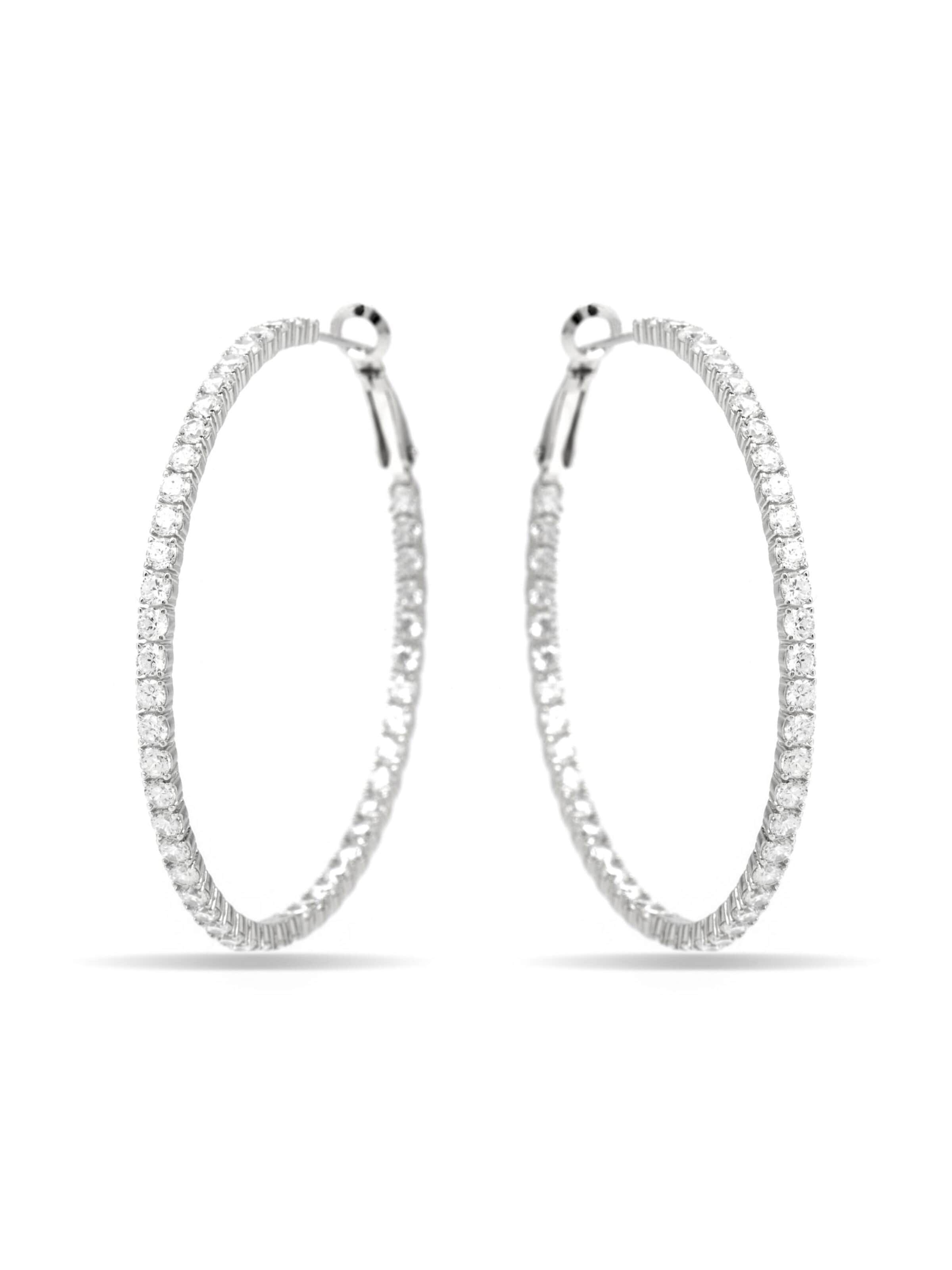 Orecchini 'Elior' di Luxenter in bianco
