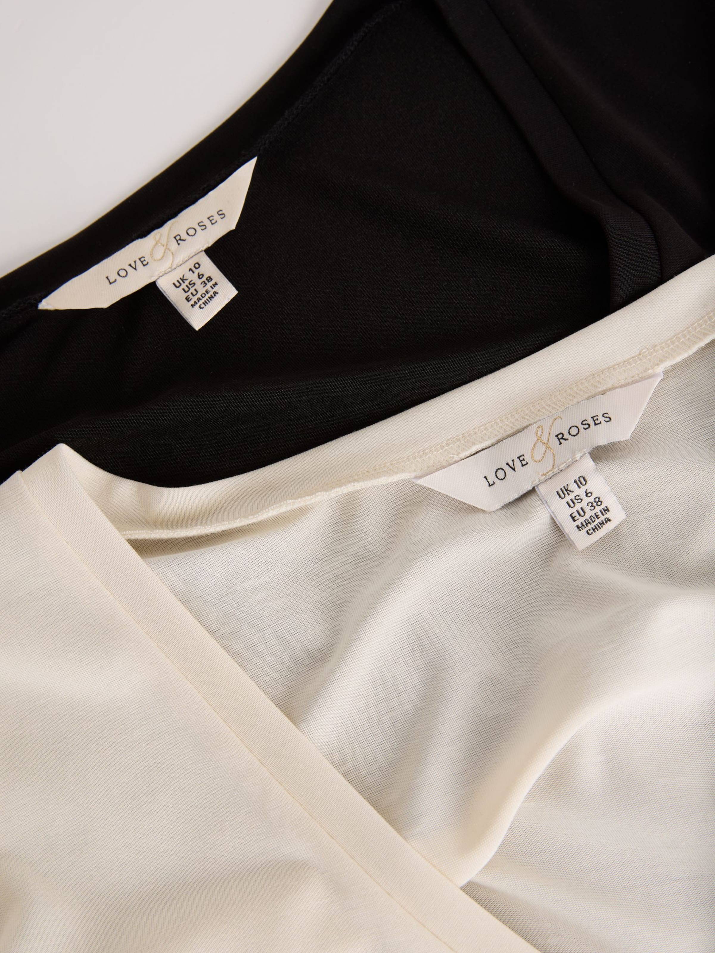 Maglietta di love & roses in beige