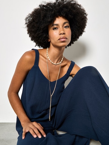 Apricot Jumpsuit in Blauw