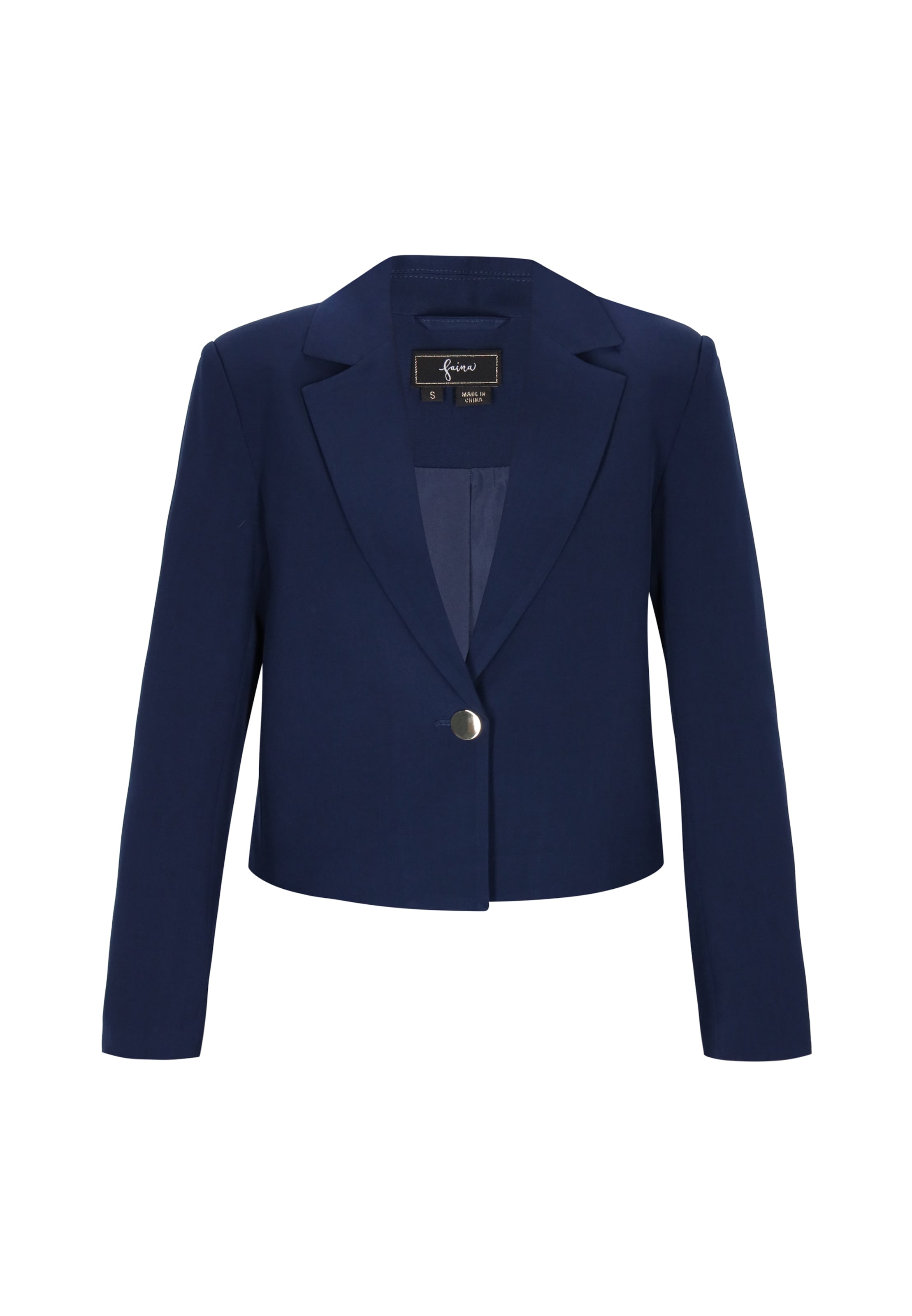 Blazer faina en bleu : devant