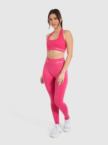 Smilodox Skinny Sporthose 'Azura' in Pink
