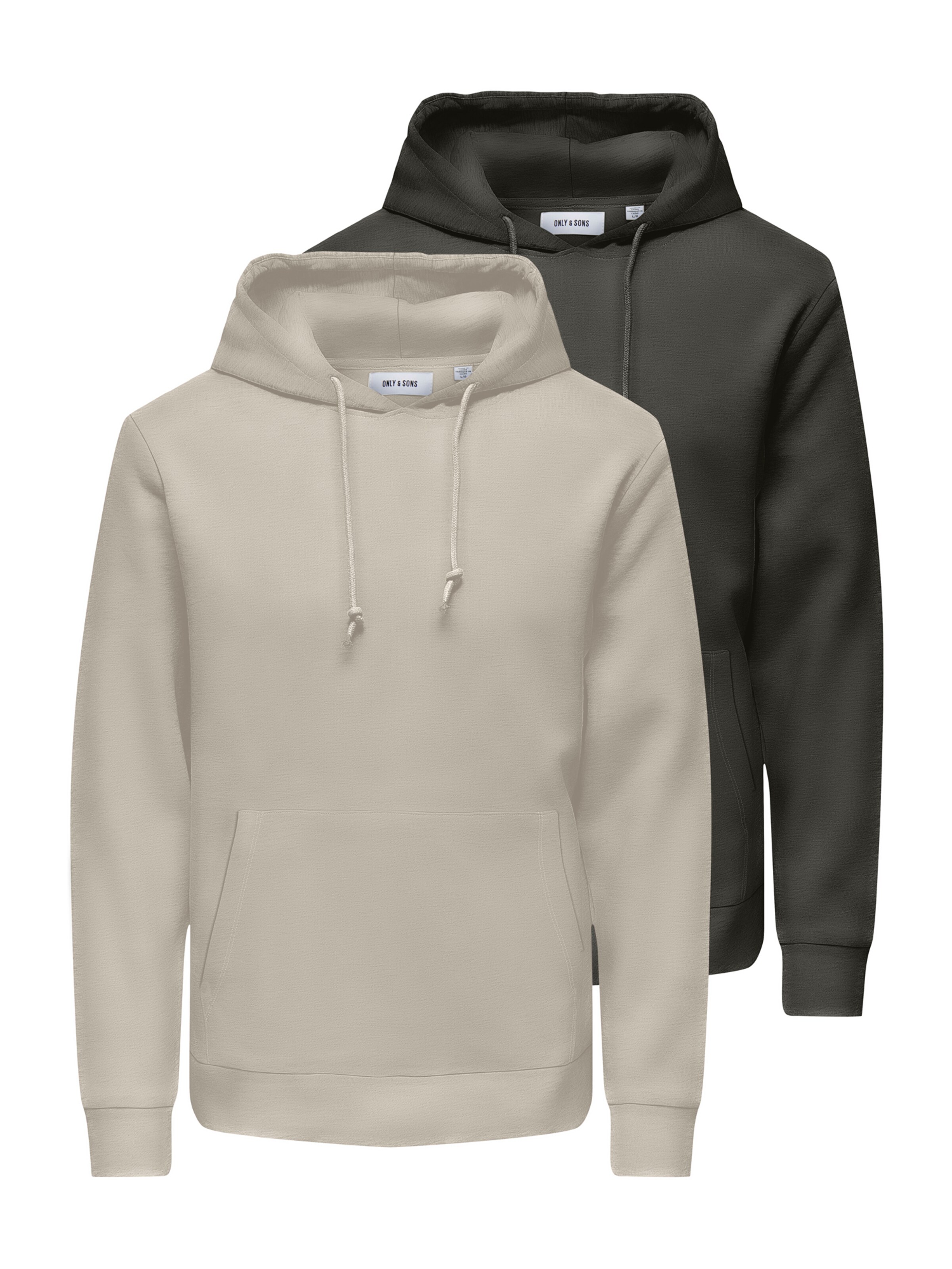 Only & Sons Sweatshirt 'ONSCHASE' in S in Light grey / Dark grey, Item view