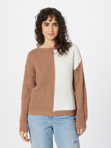 Pull-over 'Lilu' Hailys en marron : devant