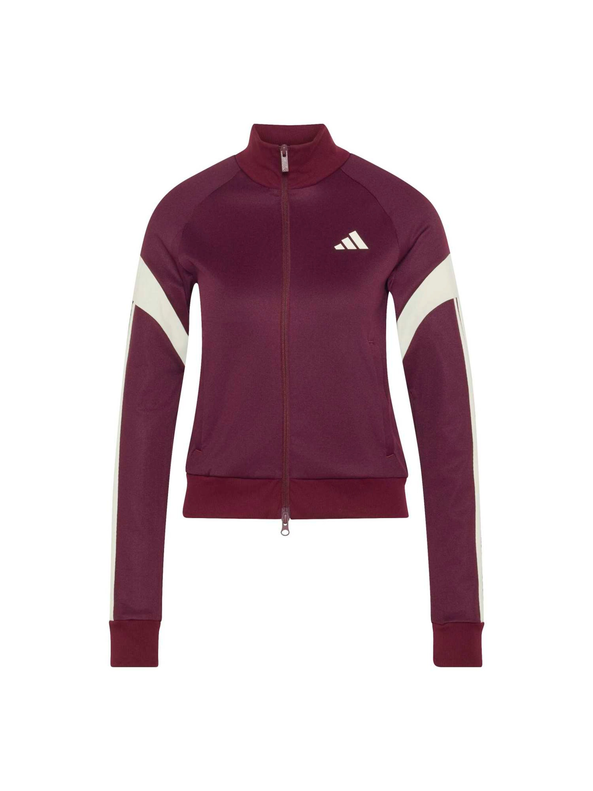 ADIDAS SPORTSWEAR Športna jopa na zadrgo 'HER' | rdeča barva: sprednja stran