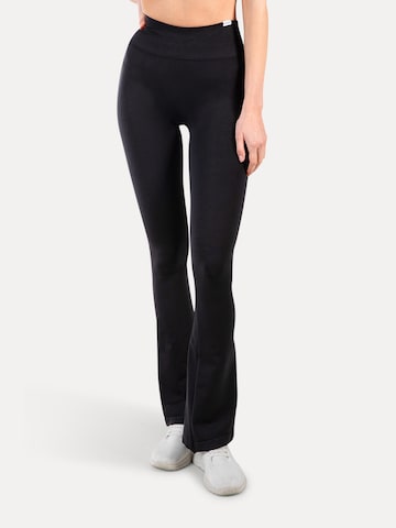évasé Leggings ' Oriana ' Smilodox en noir