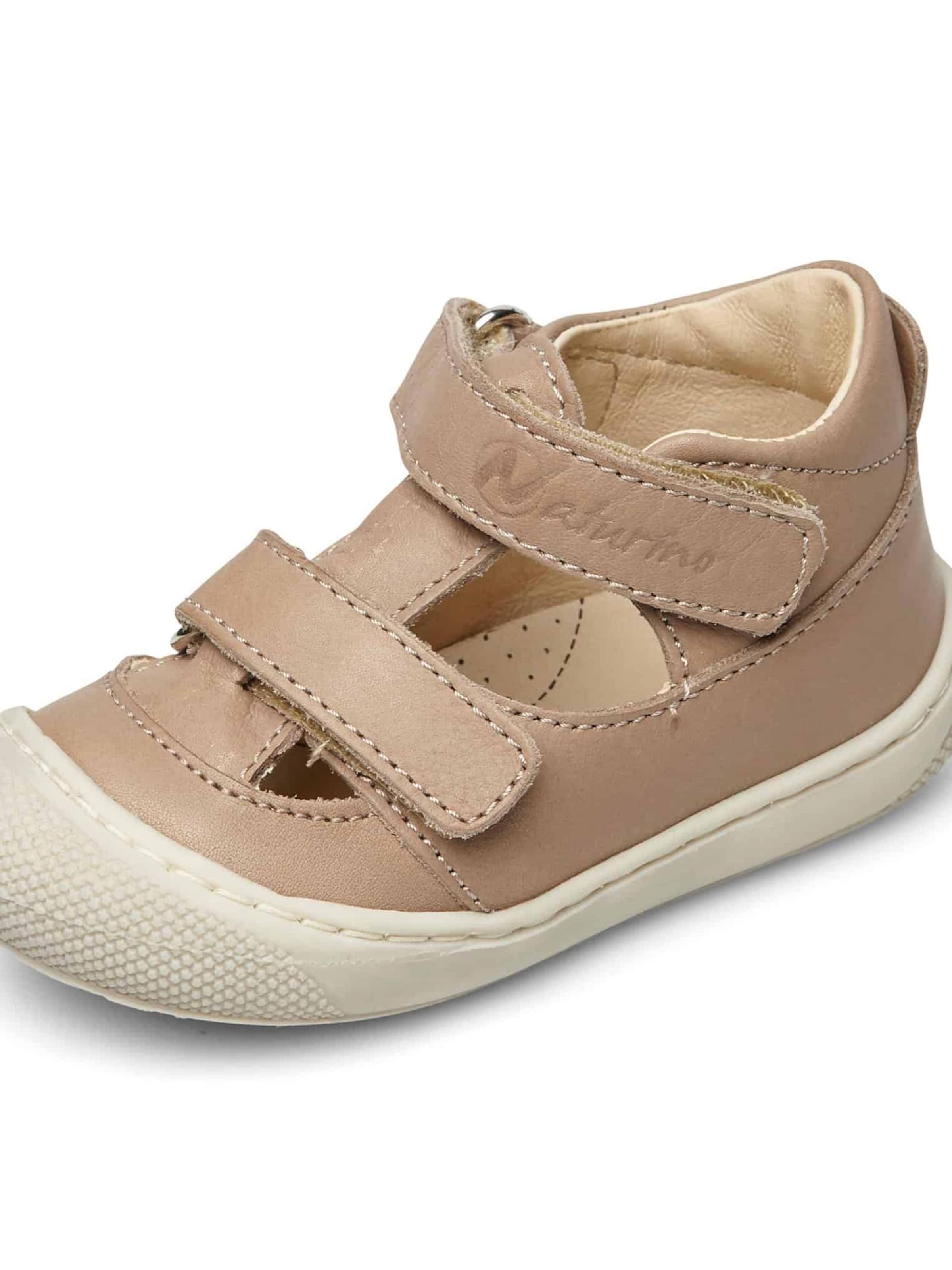 NATURINO Offene Schuhe 'PUFFY'‌‌‌‌‌‌ in Beige: Vorderseite
